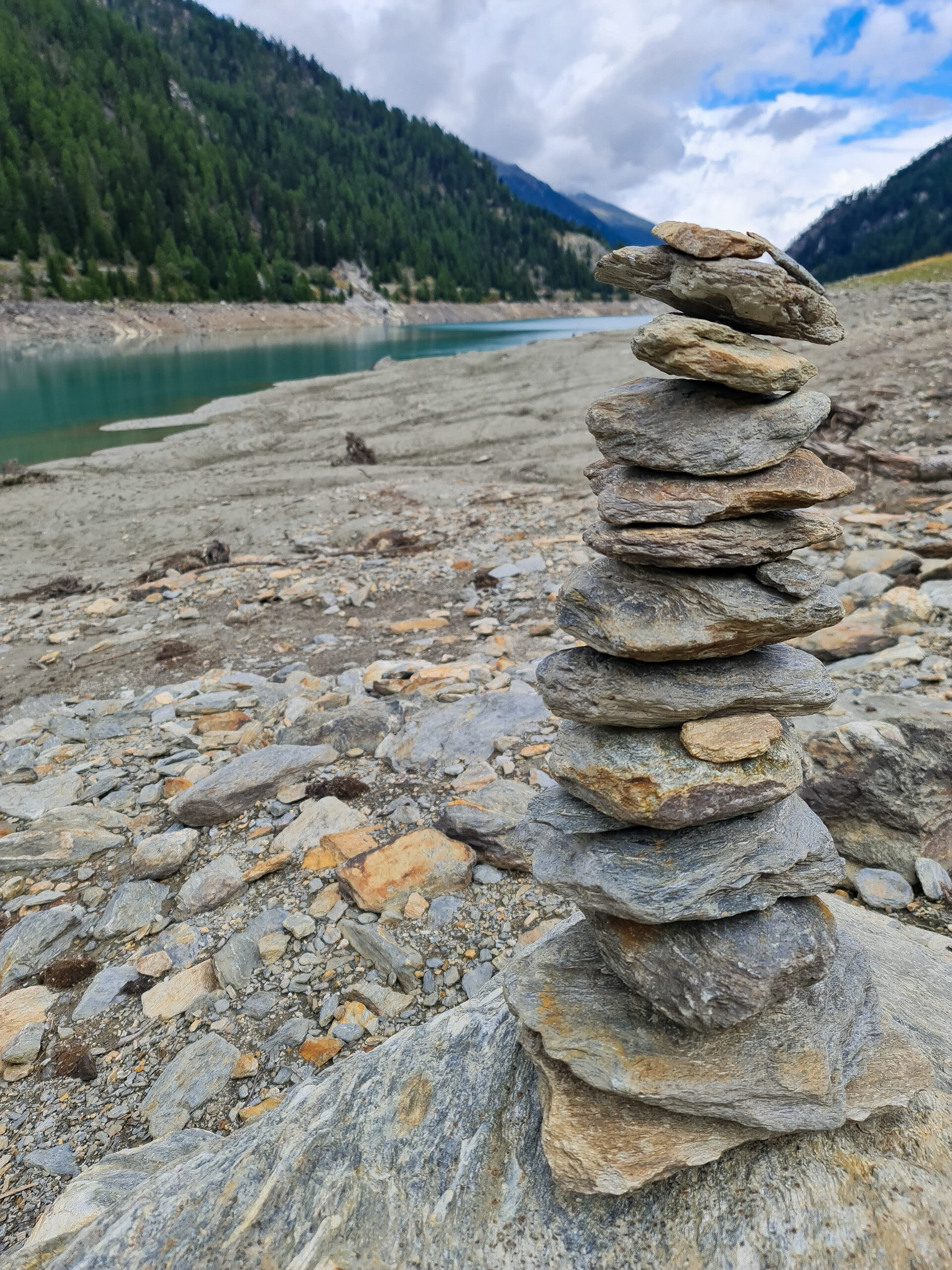 Der Zufrittsee, Martelltal, Italien