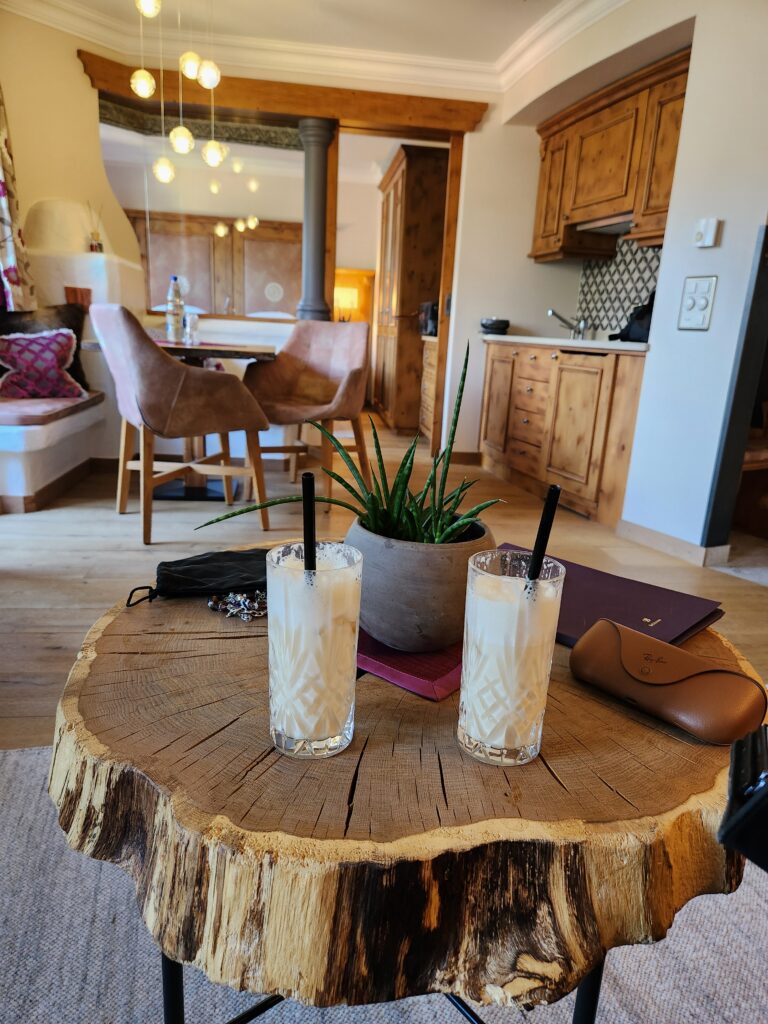 Pina Colada im Zimmer vom BelArosa, unsere Unterkunft